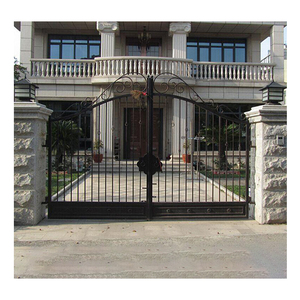 Color personalizado edificio casa de lujo jardín seguridad hierro forjado puertas delanteras - Product Image 6
