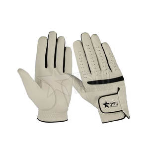 Gant de golf unisexe OEM 100% de haute qualité en peau de mouton véritable Cabretta avec logo personnalisé Gant de golf unisexe pour hommes - Product Image 1