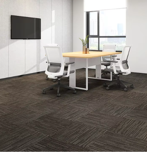 Grande surface aéroport entreprise anti-rayures <span class=keywords><strong>PVC</strong></span> revêtement de sol <span class=keywords><strong>isolation</strong></span> phonique clic carré couture tapis - Product Image 3