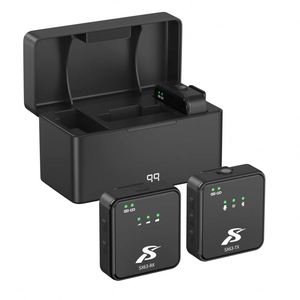 Sx63 không dây Lavalier mic VE Áo Micro không dây với hộp sạc cho iPhone phát trực tiếp vlog - Product Image 2