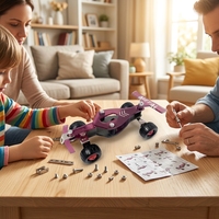 Meilleures ventes : Ensembles de blocs de construction en métal 3D à assembler, modèles de véhicules (voitures, motos), jouets éducatifs faits à la main pour enfants Quois
