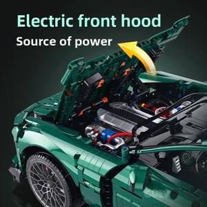Coche Deportivo Eléctrico Goolrc 10662 Martin, Bloques de Construcción de Gran Dificultad para Armar en Interiores, Modelo de Juguete - Product Image 4