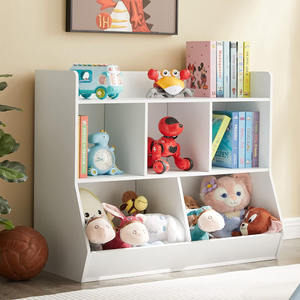 Organisateur de stockage de jouets en bois de haute qualité avec étagère belle étagère à jouets pour enfants armoire de <span class=keywords><strong>rangement</strong></span> en bois - Product Image 1