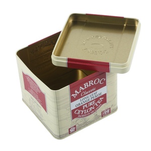 Large capacity tea tin box metal tea packing box