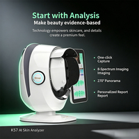 Nieuw Model K57 AI Huidanalysator 7.0 inch touchscreen HD camera Bluetooth Android systeem voor commercieel en thuisgebruik
