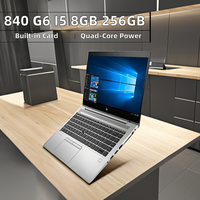 Ordinateurs portables neufs en vrac, ordinateurs portables d'occasion à prix réduit, Elitebook 840 G6 I5-8th 8 Go de RAM, 256 Go de SSD, 14 pouces, ordinateurs portables d'occasion