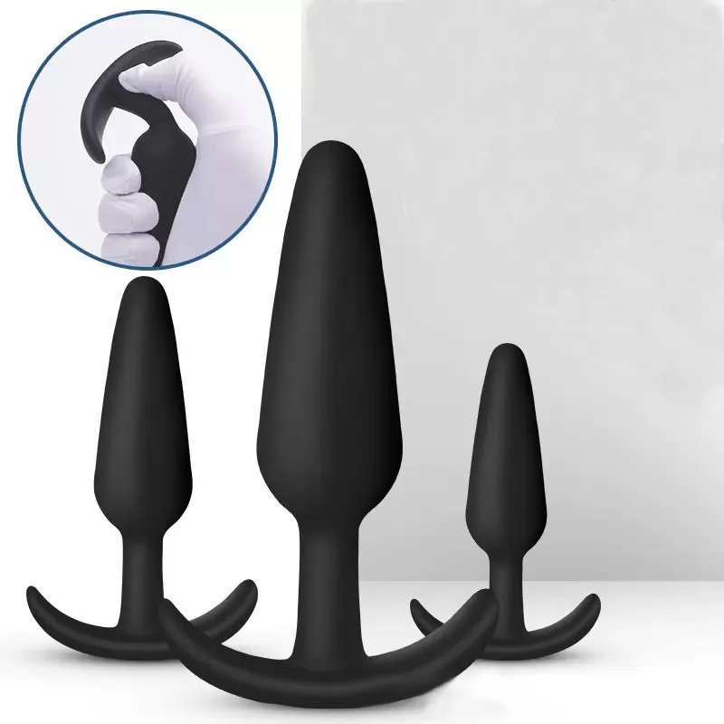 Manufacturer Price Sex Toy Masturbator Wearable Silicone Anal Plug Panty Wearable Anal Vaginal Plug Sets For Women Men