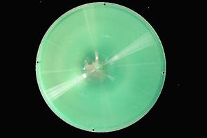 원래 공장 안개 관통 교통 신호등 프레넬 렌즈 빨간색 다이아. 265mm 아크릴 라운드 - Product Image 3