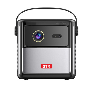 Projecteur DLP intelligent portable WiFi, projecteur holographique de films, correction automatique de la distorsion trapézoïdale, ordinateur portable, PC, <span class=keywords><strong>smartphone</strong></span>, projecteur LED - Product Image 1