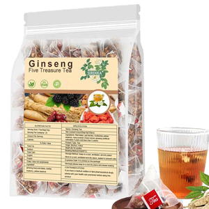 חמישה אוצרות פרמיה אוצרים תה פרמיה של אוצרות תה צמחים טעם ג 'ינסנג טרי טעם ומעובד טרי - Product Image 1