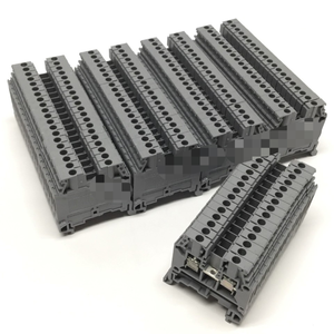 Lote de 95 bloques de terminales de alimentación Entrelec Ma2.5/5 600V 30a, 22-12awg, gris nuevo Original listo Stock automatización Industrial Pa - Product Image 1