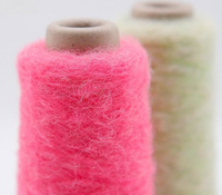 Hilo de Alpaca de Pelo Largo en Oferta, Mezcla de Lana/Acrílico/Nailon, Suave y Cálido, para Tejer a Mano Suéteres y Gorros para Mujer