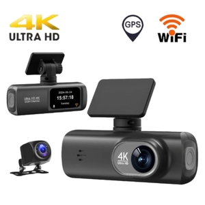 <span class=keywords><strong>Cam</strong></span>éra embarquée intelligente avec vision nocturne supérieure 4K, enregistreur WIFI haut de gamme, commande vocale, <span class=keywords><strong>cam</strong></span>éra embarquée intelligente avec WIFI double bande - Product Image 2