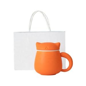 <span class=keywords><strong>Tasse</strong></span> à café en forme de <span class=keywords><strong>chat</strong></span>, nouveau Design, pour le bureau, <span class=keywords><strong>tasse</strong></span> à thé <span class=keywords><strong>avec</strong></span> filtre et <span class=keywords><strong>infuseur</strong></span> - Product Image 5