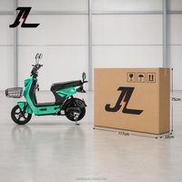 Vélo électrique chinois classique de 14 pouces, moteur arrière sans balais 500W, affichage numérique 3 vitesses, batterie plomb-acide longue portée, cadre en acier