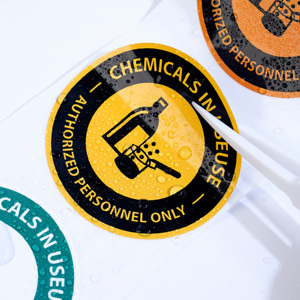 Rouleau d'autocollants en vinyle imperméable à l'eau avec impression personnalisée autocollants d'étanchéité de logo de marque autocollant rond de logo d'entreprise <span class=keywords><strong>étiquette</strong></span>s d'<span class=keywords><strong>emballage</strong></span> <span class=keywords><strong>alimentaire</strong></span> - Product Image 4