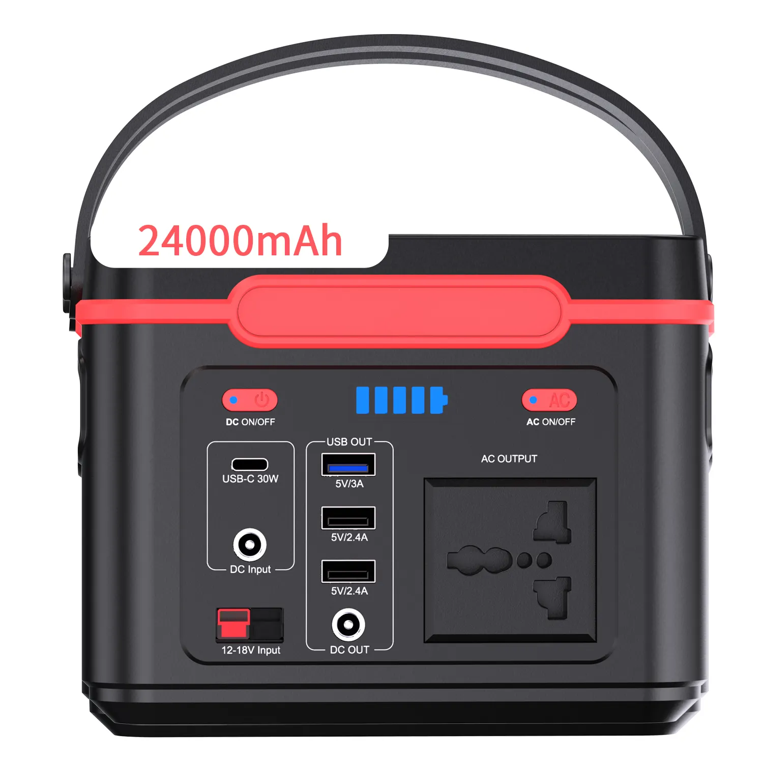 New Outdoor Mobile Portable Rechargeable High-power Energy Storage Power Home Battery Station Large Capacity Emergency Power