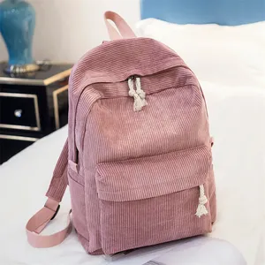 女の子の学生のための韓国風ピンクプリントハイデザイナーファンシービッグスクールバッグ
