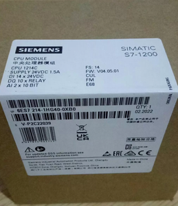 6ES7214 1HG40 0XB0 CPU 1214C DC/DC/RLY, 14DI 10DO Relais 2AI, Contrôleur PLC compact avec PROFINET Automatisation industrielle En stock - Product Image 3