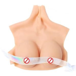Bentuk Payudara Silikon Realistis untuk Wanita Crossdresser, Payudara Palsu Ukuran D/E/F/G Cup Besar, Pelat Payudara Silikon Isi untuk Drag Queen - Product Image 1