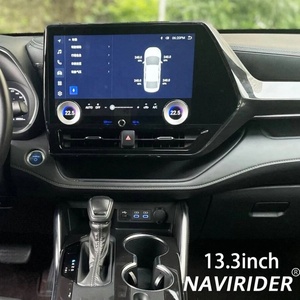 หน้าจอแสดงผล 2K GPS พร้อมโปรเซสเซอร์ Qualcomm สำหรับรถยนต์ Highlander CROWN KLUGER ปี 2022-2023 ขนาด 13.3 นิ้ว รองรับ CarPlay ระบบ Android 13 มัลติมีเดีย วิดีโอ รับประกัน 1 ปี - Product Image 1