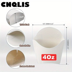 Boîte en papier pour restauration rapide, conteneur pour hot-dogs, tartes, poulet, en-cas, plateau <span class=keywords><strong>d</strong></span>'emballage à emporter, frites - Product Image 4