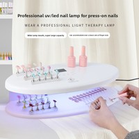 Lampe UV professionnelle portable pour manucure, séchage rapide du vernis à ongles, machine de photothérapie 256W pour ongles