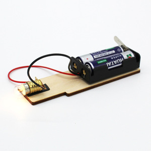 Kit d'expériences sur les circuits électriques pour enfants, éducation scientifique, assemblage DIY, jouet éducatif STEM avec ampoule et - Product Image 1