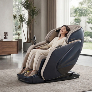 Silla de Masaje Shiatsu 4D de Gravedad Cero Moderna Australiana con Riel SL y Comando por Voz para Cuerpo Completo - Product Image 5