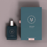 Boîte à parfum de luxe avec logo personnalisé, boîte vide pour flacon de parfum 50ML 100ML, emballage de boîte de parfum vide