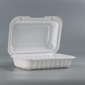 Boîte à lunch jetable en gros pour hamburger américain, carrée, en plastique PP, pour plats à emporter, vente en gros de restauration rapide - Product Image 2