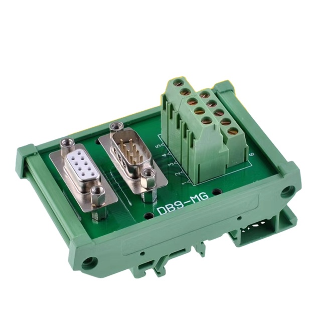 DB15 /9/25/26/37/44/50 D-Sub Male & Female Header Breakout Board Terminal Board Block DIN Rail Mount Interface Module Connector