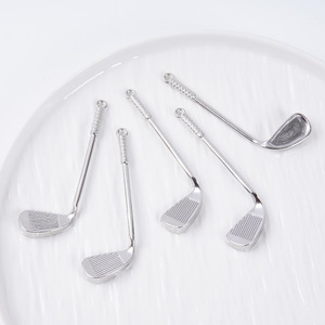 Pendentif de club de golf en alliage simili, transfrontalier, similaire aux modèles existants, cadeau pour membre de club, mini-ornement de balle - Product Image 3
