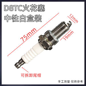 Bujía Platinum 125 para motocicletas, cortacéspedes, remolques, patinetes y cortadoras D8TC Beams Trailers Extreme Points Salute - Product Image 5