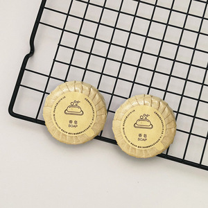 Kleine Einweg seife, hotels pezi fische Toiletten artikel, runde Hand waschseife - Product Image 4