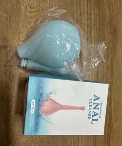 Pembersih Anal Enema Douche botol mandi tidak beracun tekan Manual dapat digunakan kembali vagina - Product Image 5