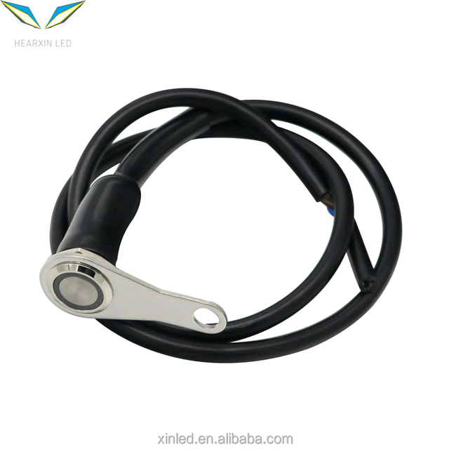 Universal Motorcycle Flashing Switch Stainless Steel LED Light Switch on OFF Button Handlebar Mount Waterproof Fog Light