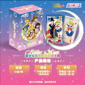 Cartes de jeu de collection Sailor Moon CCG originales, anime, fantastique, magie, belle fille, Tsukino Usagi, jeu de cartes de collection de cristal, cadeaux - Product Image 3