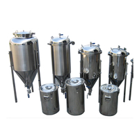Fermenteur Conique en Acier Inoxydable à Double Paroi 200L 300L 500L 1000L pour Brassage de Bière avec Trappe Latérale ou Supérieure