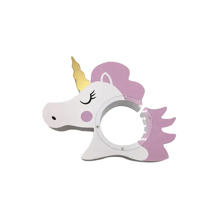 Cute Custom Unicorn Shape Children Piggy Bank Coin Money Saving Box