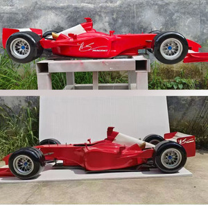 Modelli di Auto da Corsa F1 Personalizzati Scultura in Resina di Vetroresina Fatta a Mano di Alta Qualità Decorazione Artistica Sportiva da Esterno per Parco e Shopping - Product Image 3
