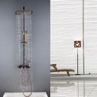 Ensemble de robinets de douche, en cuivre, chrome et or, nouveau design, pour salle de bains, robinets de douche, livraison gratuite