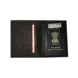 Funda de Pasaporte de Cuero Genuino Duradera, Cartera de Viaje para Pasaporte, Estuche de Cuero Premium para Hombres y Mujeres, Oficina y Trabajo - Product Image 1