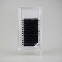 Personnalisé J B C CC D DD L M Curl Volume Cachemire Extensions de Cils en Soie Plateaux Extension de Cils Individuels Marque Privée Noir Mat