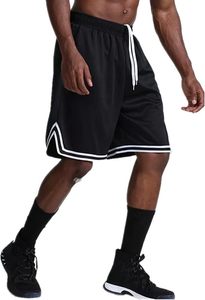 Pack Pantalones Cortos de Baloncesto para Hombre con Bolsillos con Cremallera, Shorts Atléticos Activos - Product Image 3
