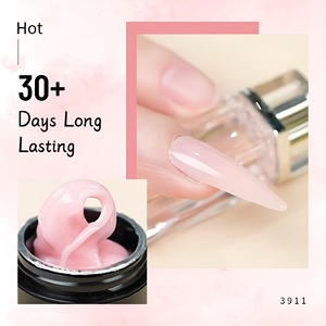 Gel dur anti-adhésif 15 ml pour extension d'ongles, gel sculptant pour modelage 3D de fleurs, façonnage d'ongles, gel solide en gros - Product Image 5