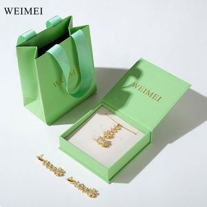 Custom Logo <b>Book</b> Shape Cardboard Jewelry <b>Box</b> for Ring and Earring Packaging Wholesale OEM - Product Image 2