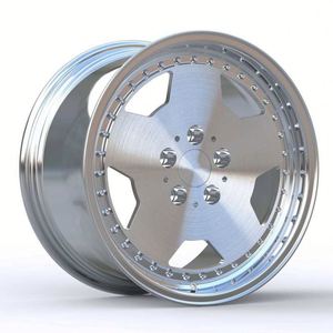 Jantes en alliage pour voiture de tourisme Deep Dish 19X8.25 pouces à <span class=keywords><strong>5</strong></span> branches, compatibles ALPINE <span class=keywords><strong>GTA</strong></span> 4X100 - Product Image 4