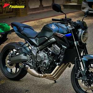 Nouveau système d'échappement complet à montage bas pour moto Honda CB650R 2021-2025, embout en acier inoxydable, collecteur 4-into-2, <span class=keywords><strong>DB</strong></span> <span class=keywords><strong>Killer</strong></span> <span class=keywords><strong>amovible</strong></span> - Product Image 5