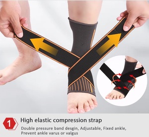 Bán buôn vải chạy đi bộ đấm bốc thể dục an toàn bóng đá vật lý dây chằng hỗ trợ mắt cá chân - Product Image 2